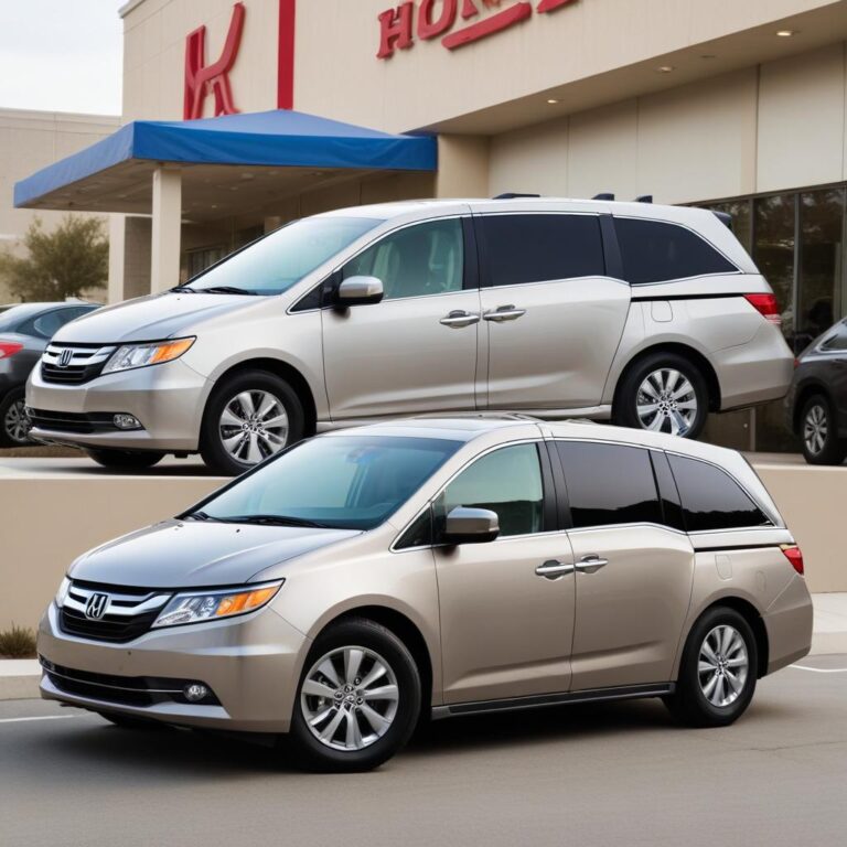 Choosing between a new and a used Honda Odyssey minivan