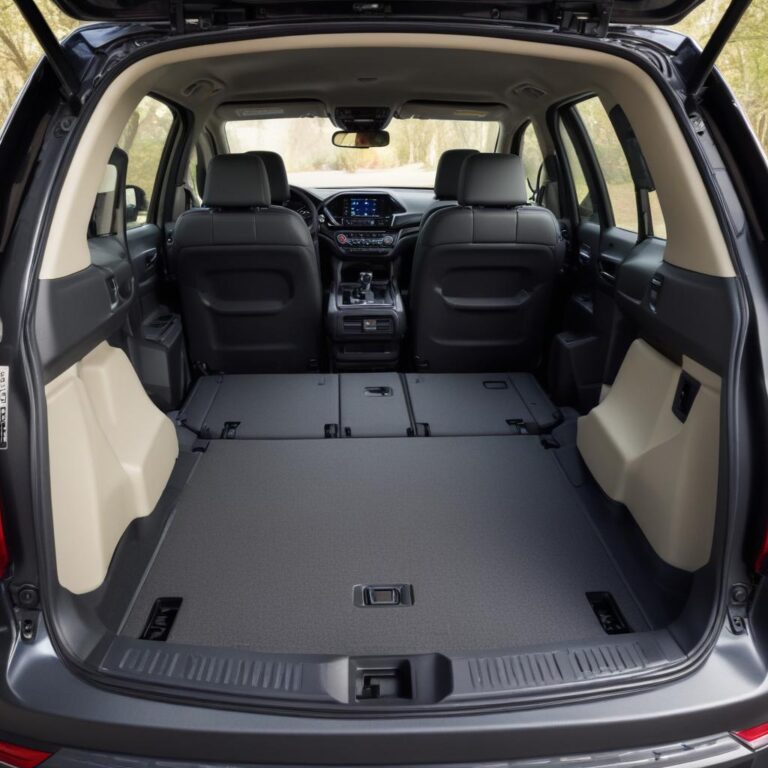 Visualizing the passenger and cargo volume differences between the Passport and CR-V interiors