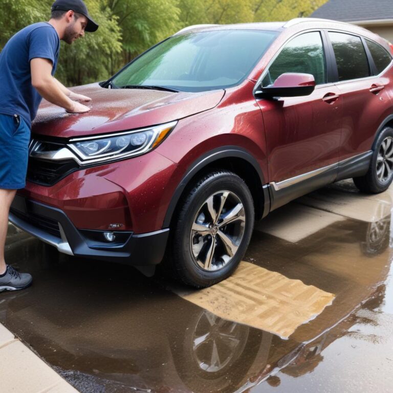Detailed cleaning and care for a 2018 Honda CRV