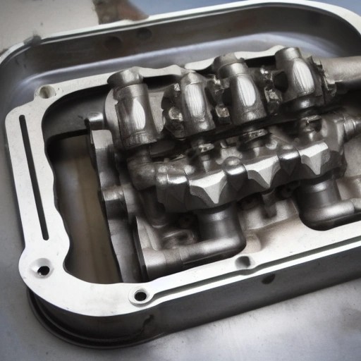 Exposed Engine Valvetrain Rocker Arms and Feeler Gauges