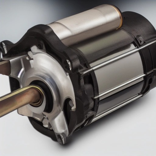 An automotive electric starter motor assembly components
