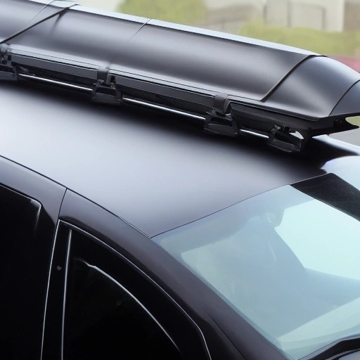 Aerodynamic roof rack with wind deflector