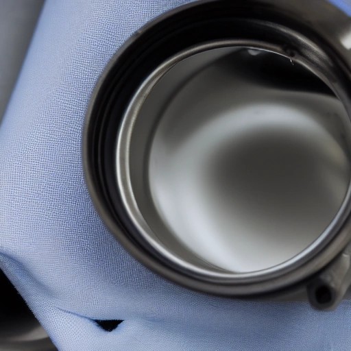 An automotive throttle body assembly ready for cleaning on a workbench