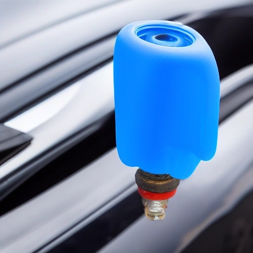 Pouring Engine Coolant Into Radiator Filler Neck Funnel