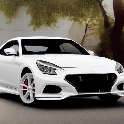 A classic championship white sports coupe with a JDM front-end conversion.