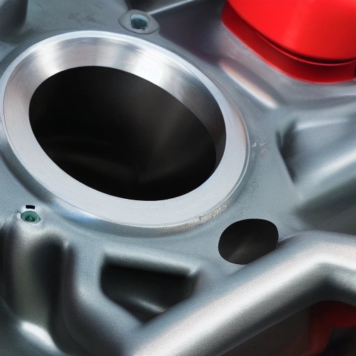 Aluminum idle air control valve showing clean internal passage tracks
