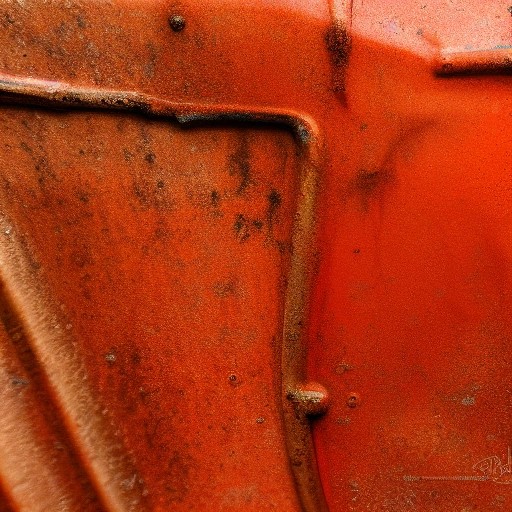Corrosion damage and bubbling paint on rear fender wheel well lip