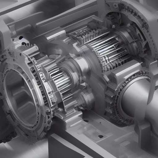Complex internal gearing of a modern automatic vehicle transmission