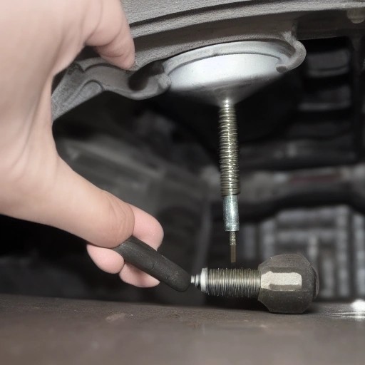 Loosening an automatic transmission oil pan drain plug