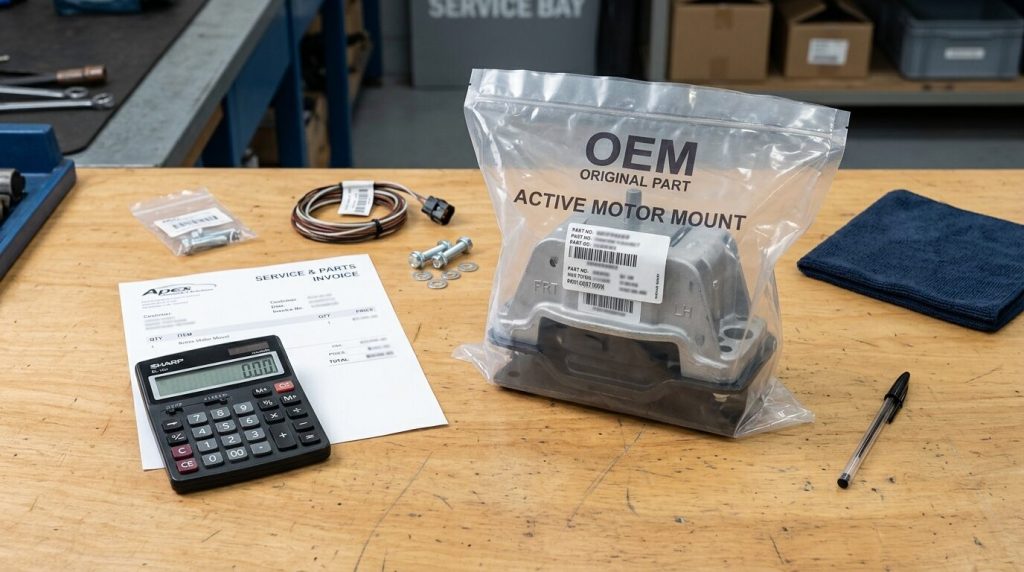 Cost of OEM Active Motor Mount Replacement