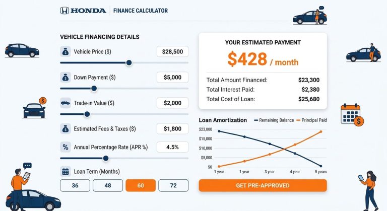 Honda Car Loan Calculator